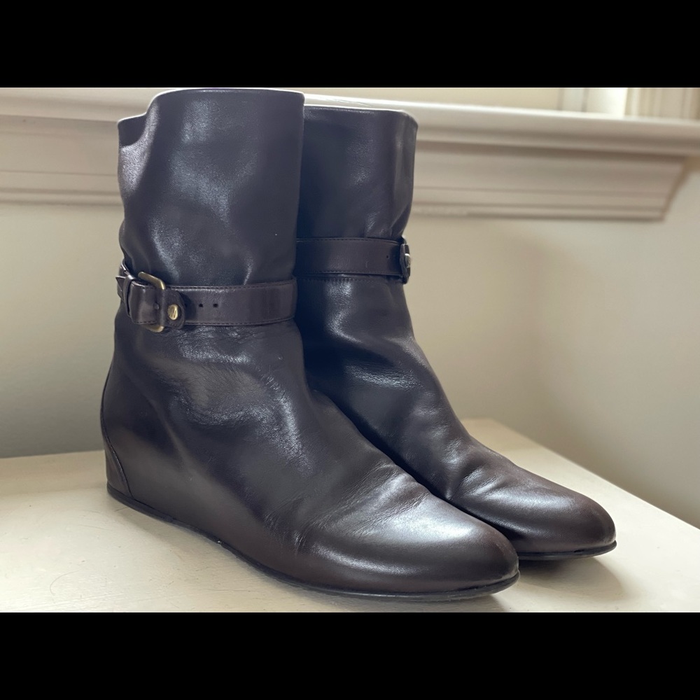 Stuart Weitzman Brown Leather Riding Boots